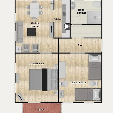 Apartment Haus Carl Stegmann Fadama-hin